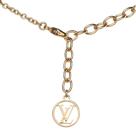 lv floral necklace